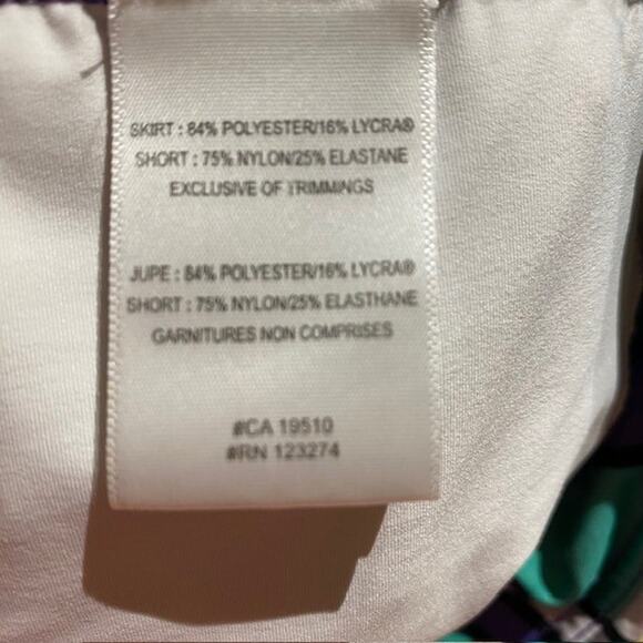 Lole Skort Color Block Multi-Color Mondrian Tennis Athletic‎ Women's Medium - Picture 5 of 8